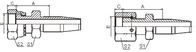 Шестиугольник двойника места Саэ Дж1453 Орфс штуцеров шланга индустрии многоразовый женский плоский